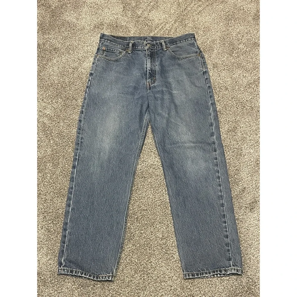 Levi's 550 Men's Relaxed Fit Jeans Dark Stonewash Blue (00550-4886)